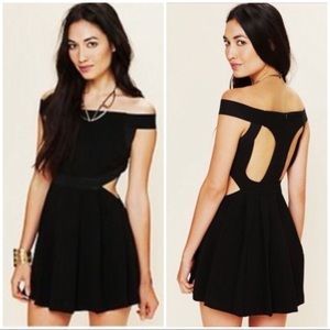 Three Floor Sibling Cut Out Skater Dress